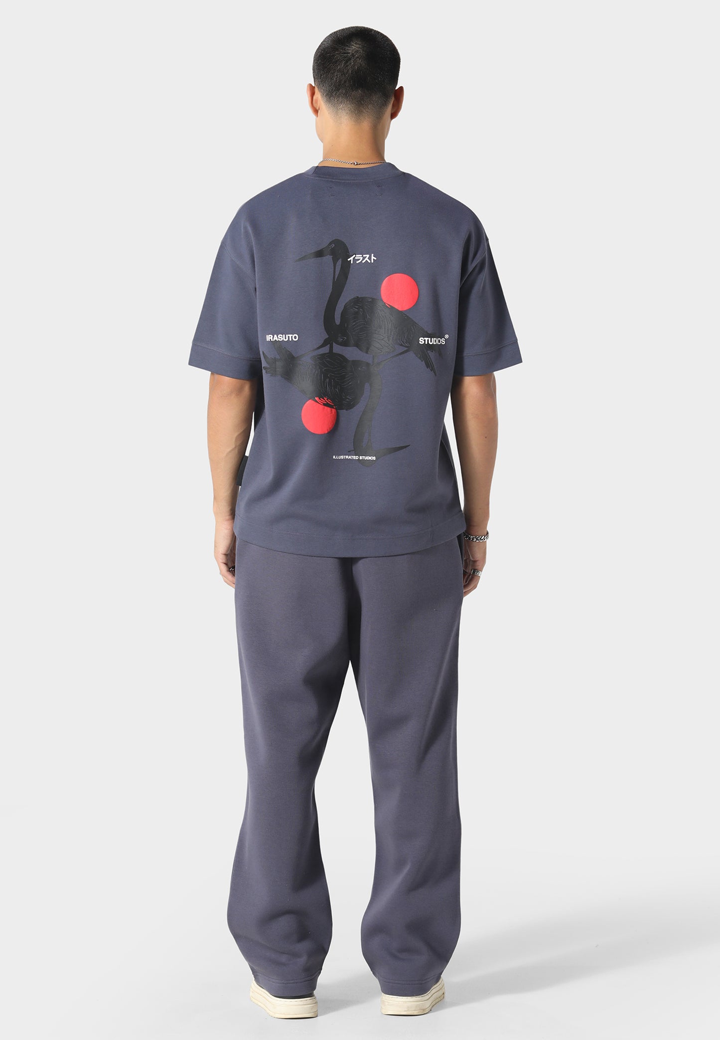 Crane Sea Blue T-Shirt