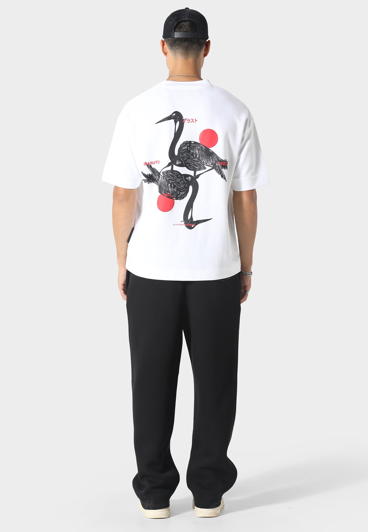 Crane White T-Shirt