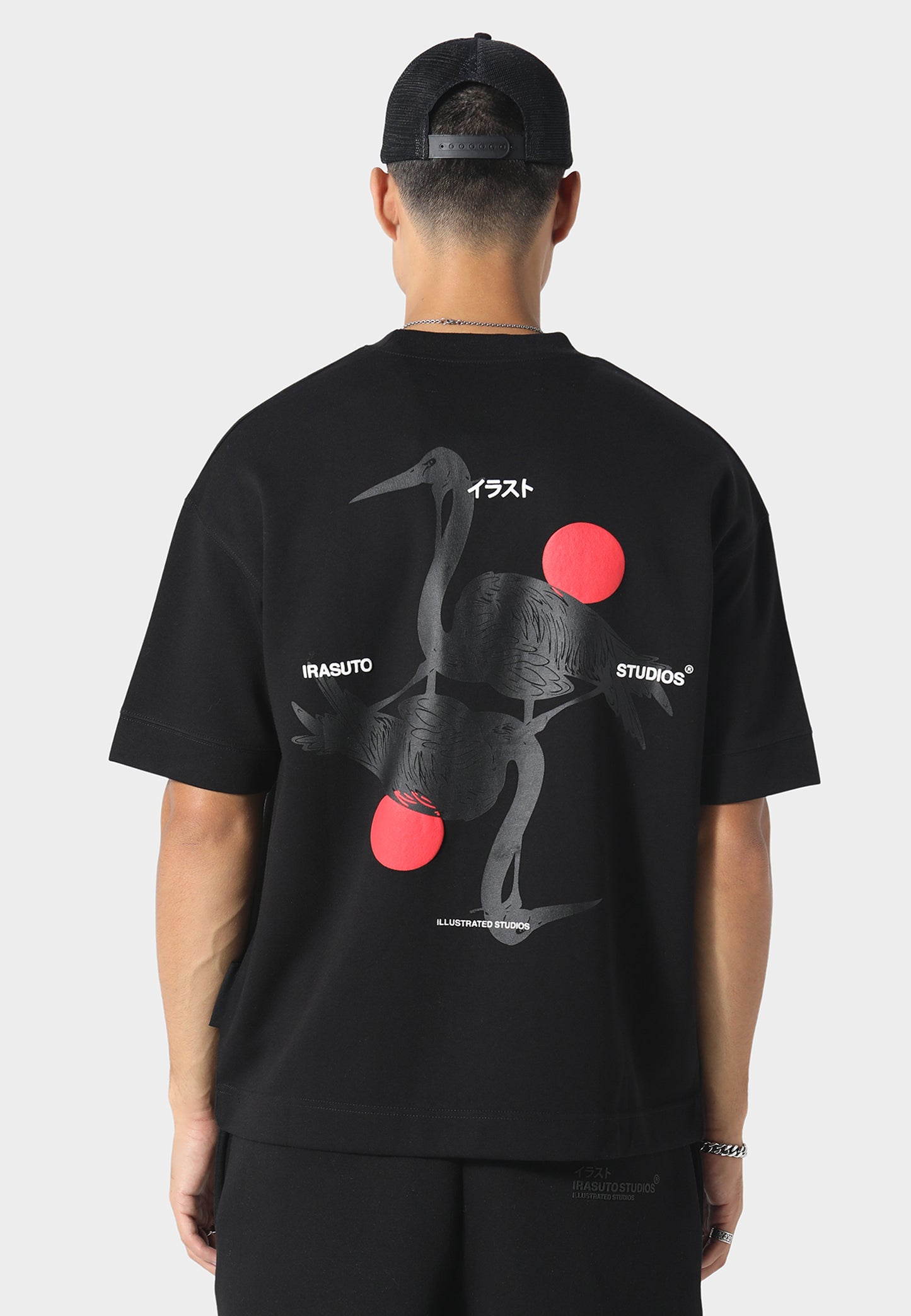 Crane Black T-Shirt