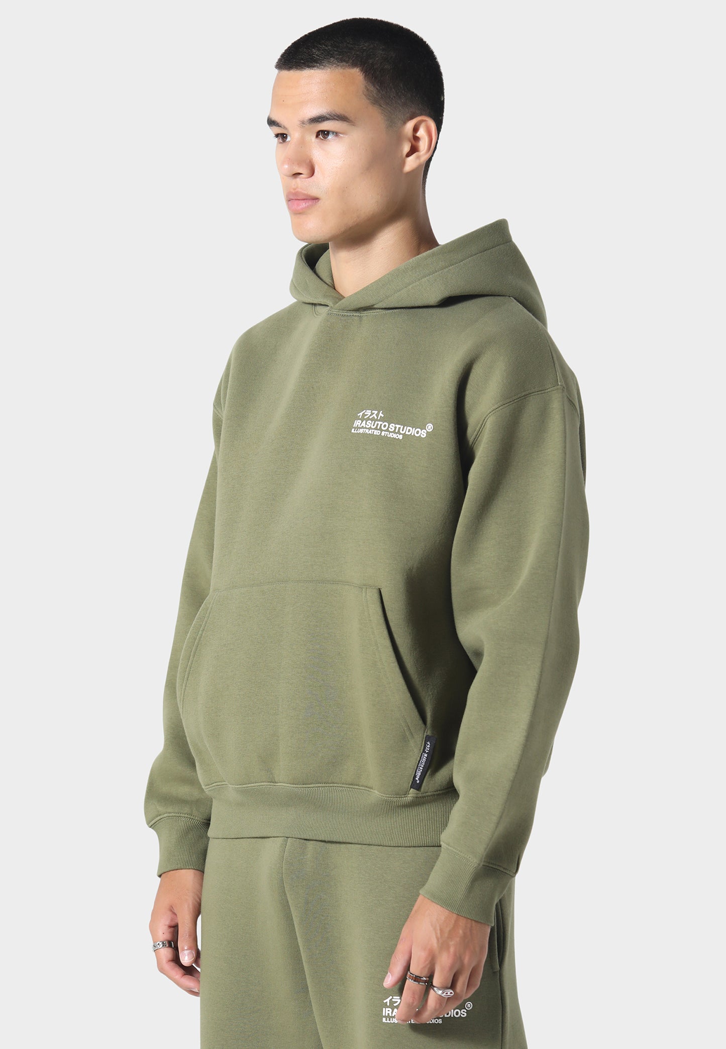 Koi Khaki Hoodie
