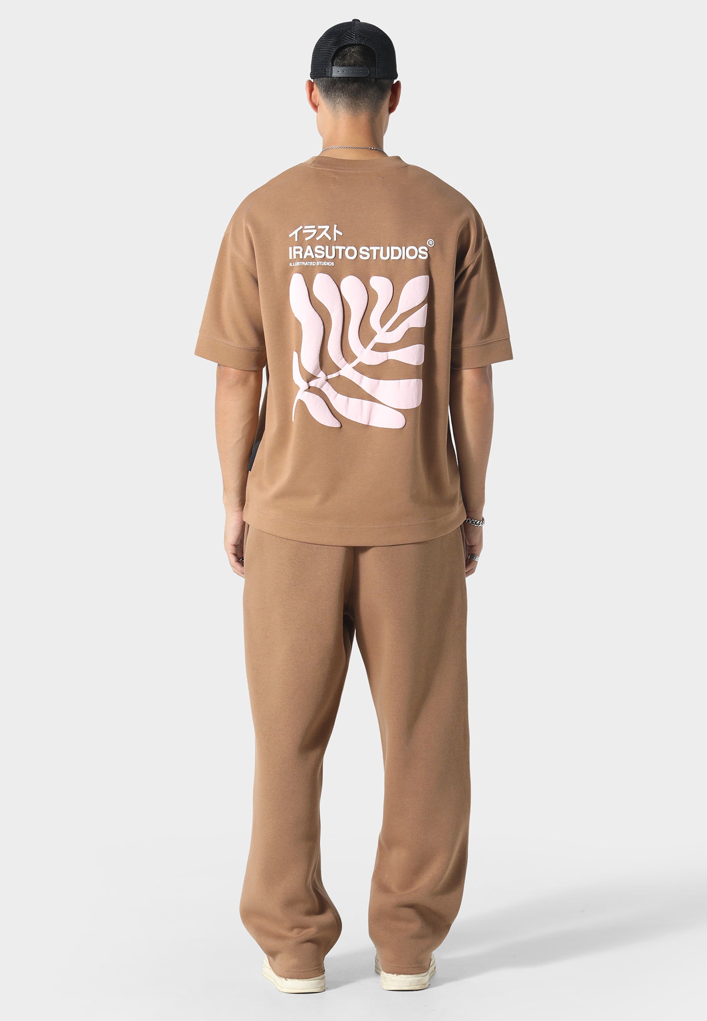 Raw Hem Tobacco Jogger