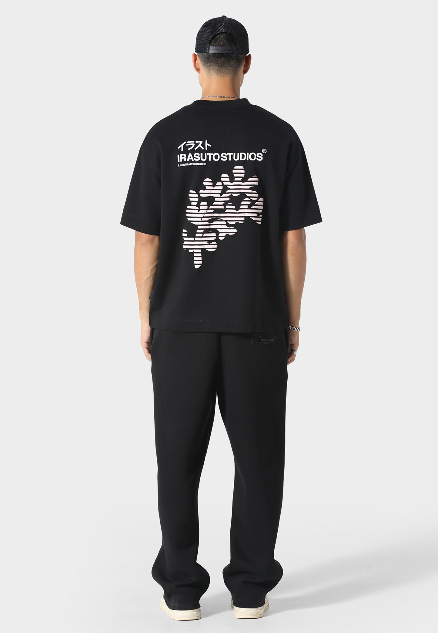 Sakura Wave Black T-Shirt