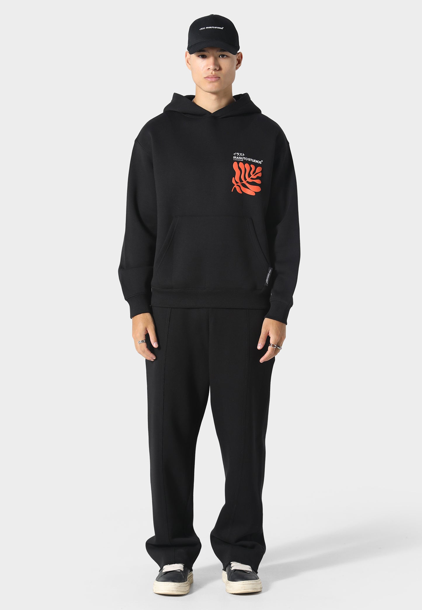 Sumi Flow Black Hoodie