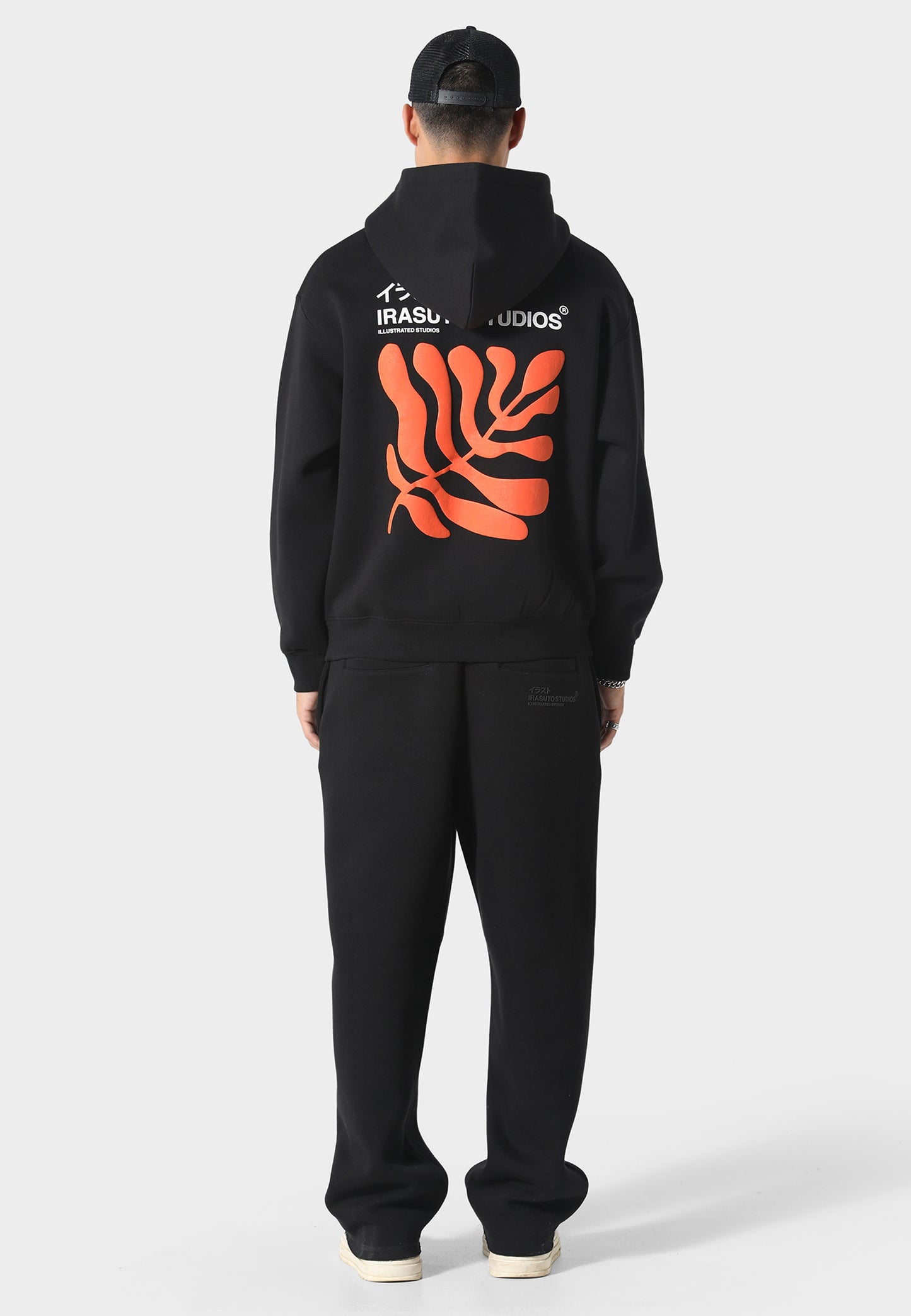 Sumi Flow Black Hoodie