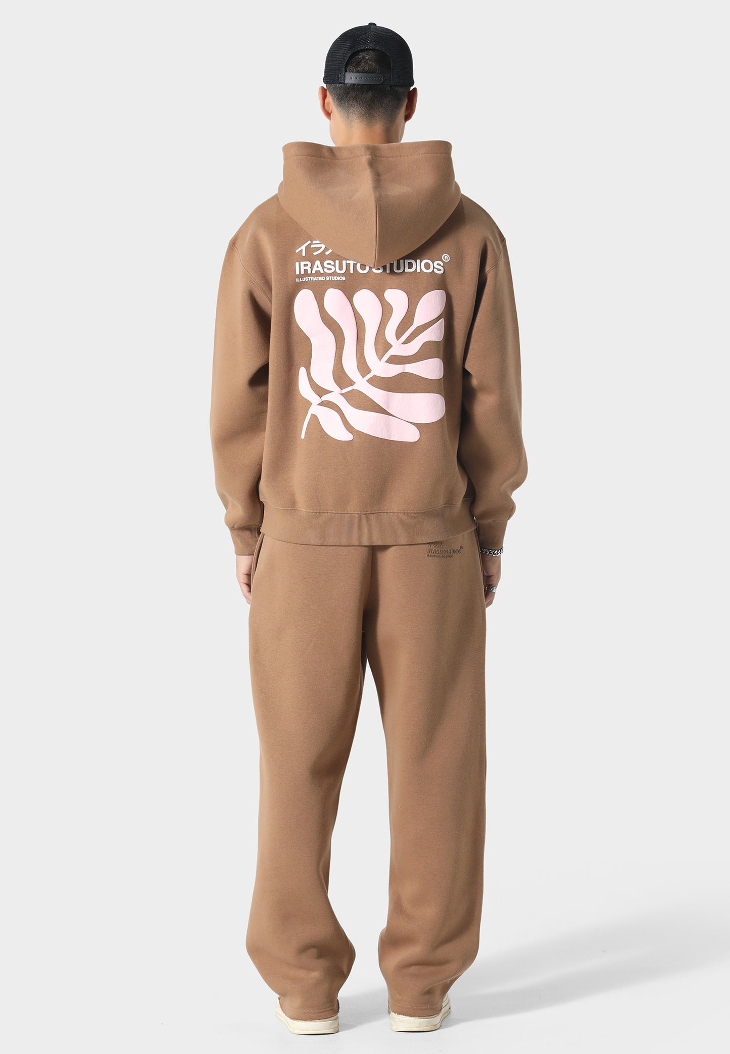 Sumi Flow Tobacco Zip Hoodie