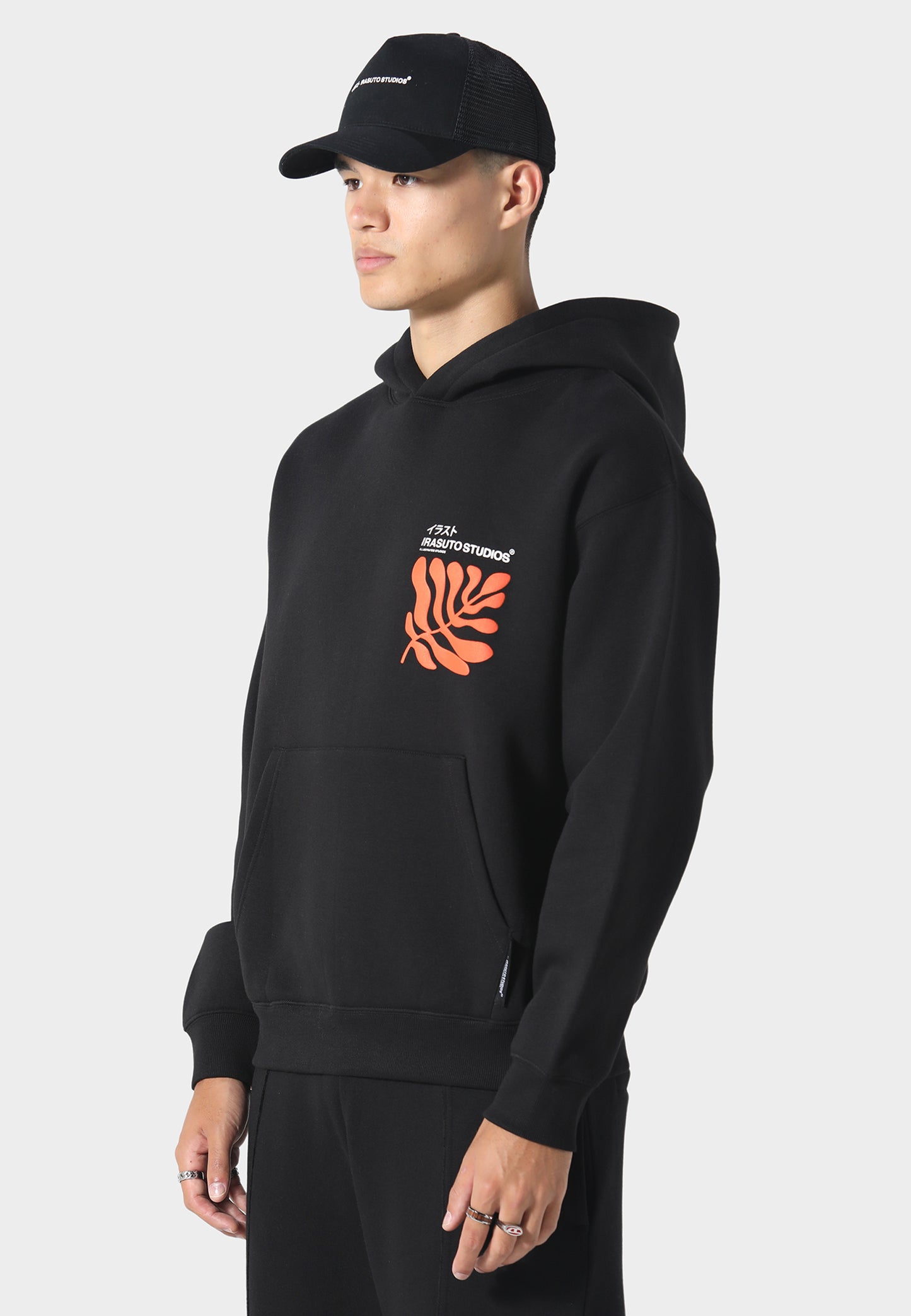 Sumi Flow Black Hoodie