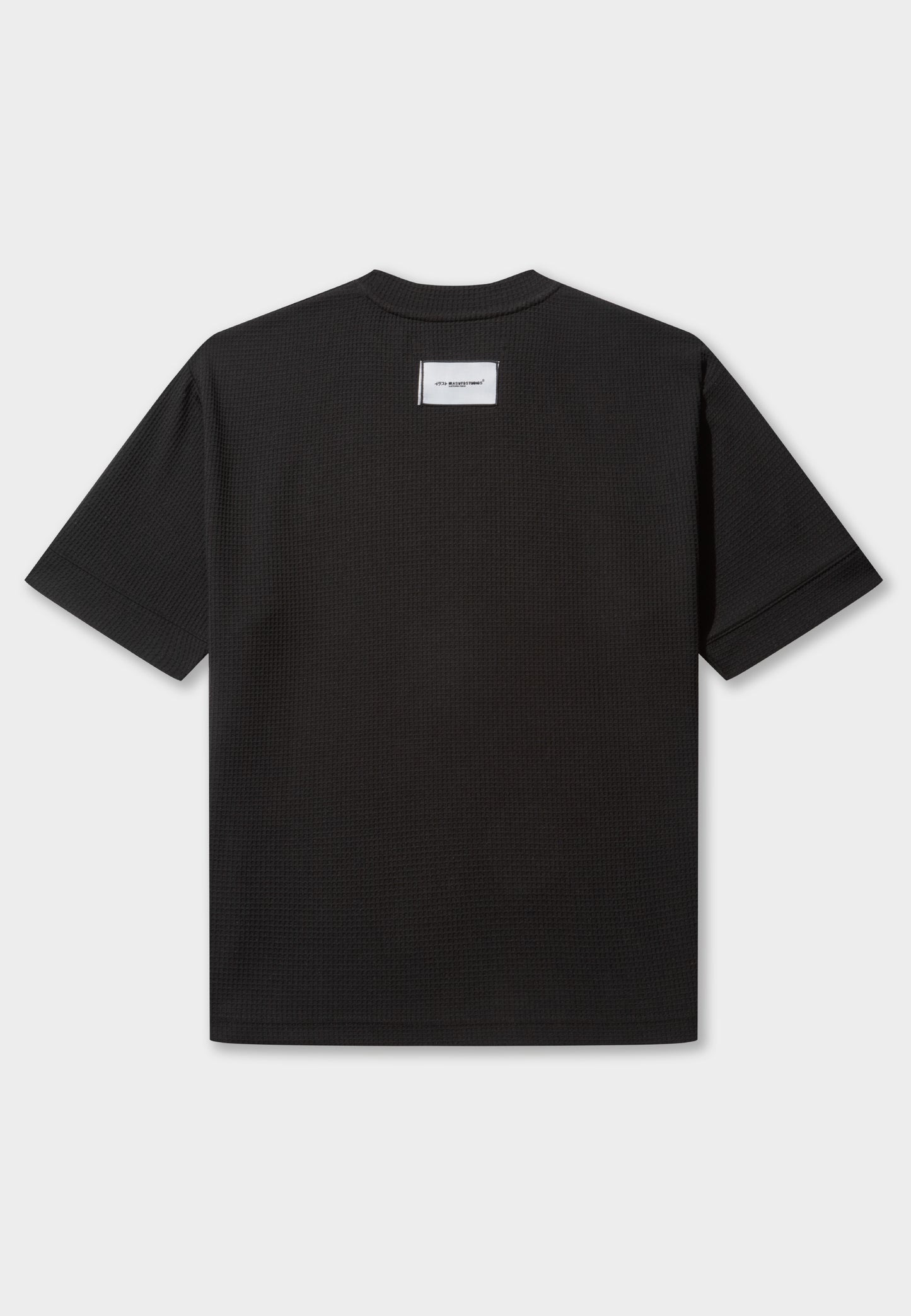 Waffle Black T-Shirt