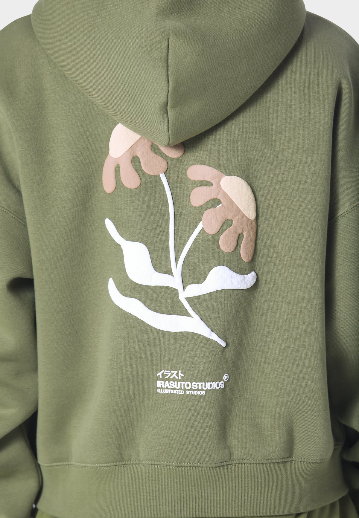 Yuki Zip Hoodie Peat Moss