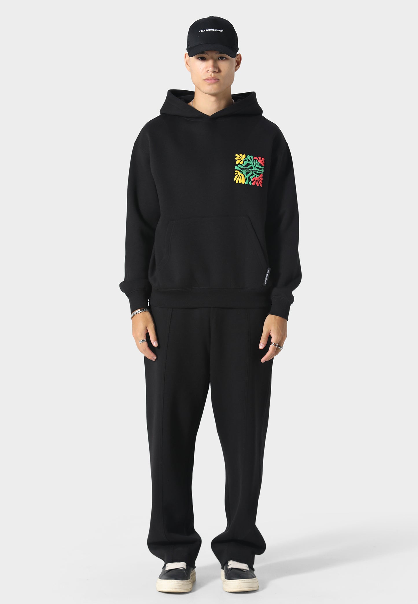 Zen Forest Black Hoodie