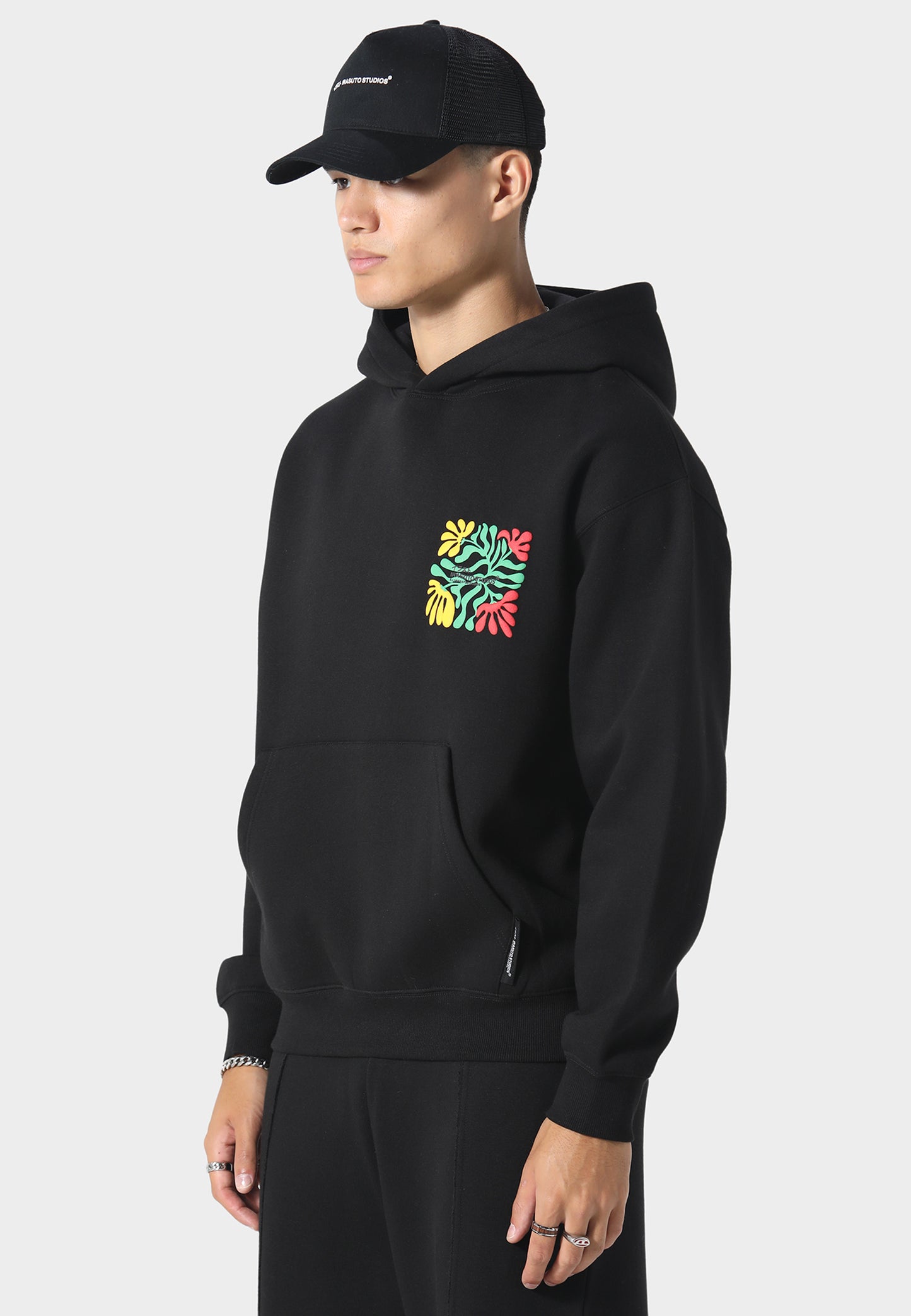 Zen Forest Black Hoodie