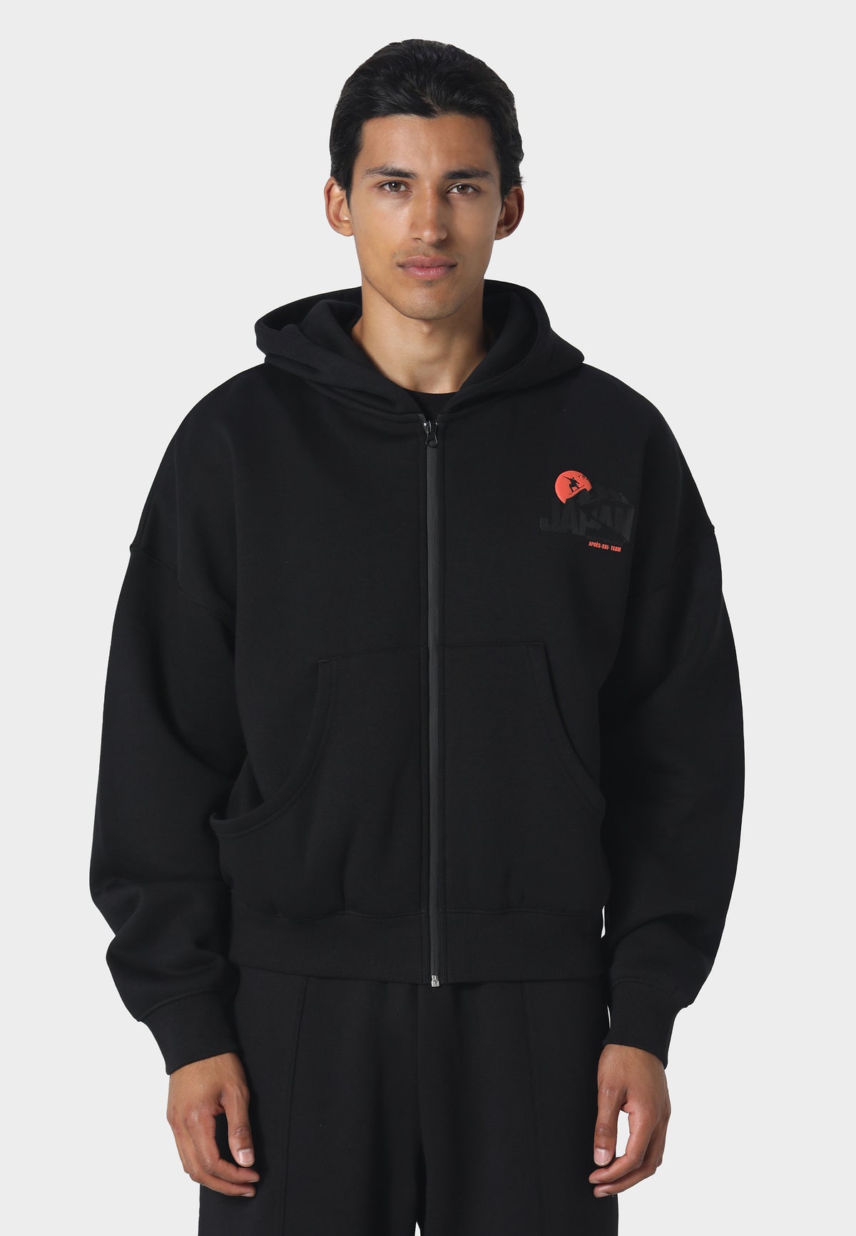 Kion Zip Hoodie Black