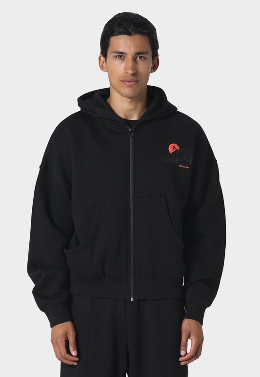 Kion Zip Hoodie Black