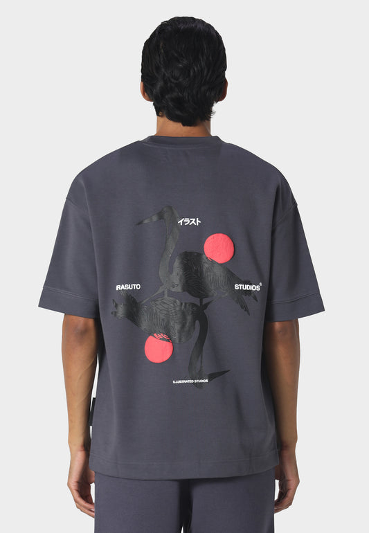 Krane T-Shirt Sea Blue
