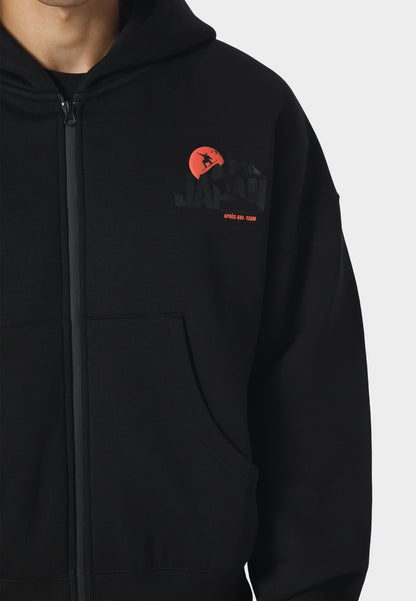 Kion Zip Hoodie Black