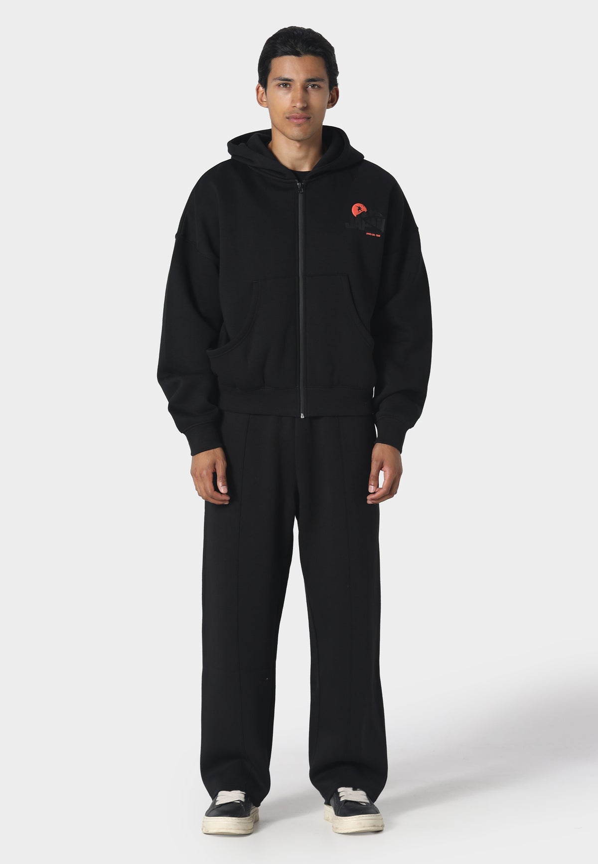 Kion Zip Hoodie Black