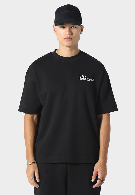 Crane Black T-Shirt