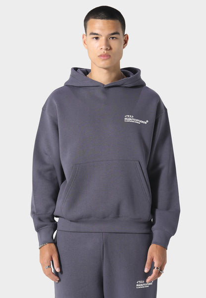 Crane Sea Blue Hoodie
