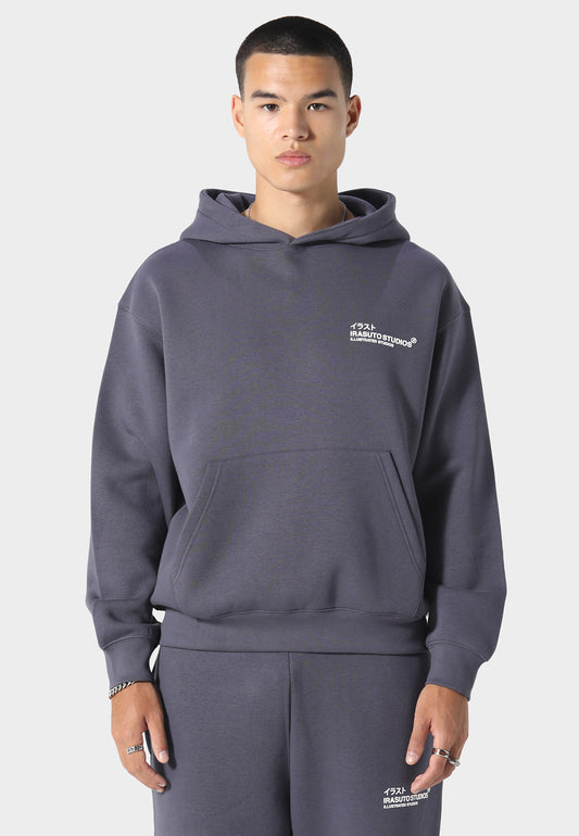 Crane Sea Blue Hoodie