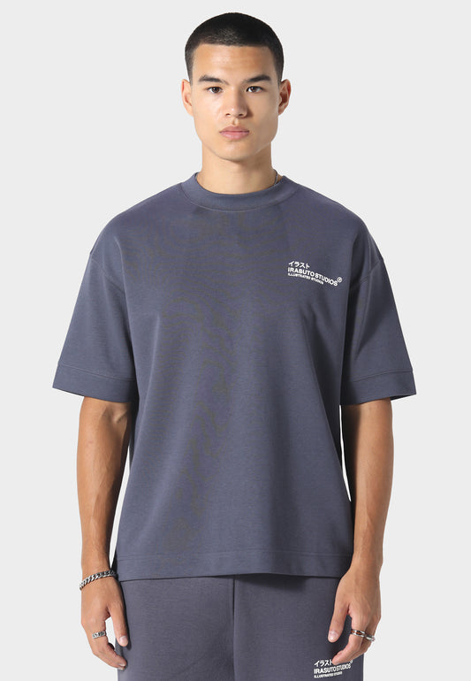 Crane Sea Blue T-Shirt