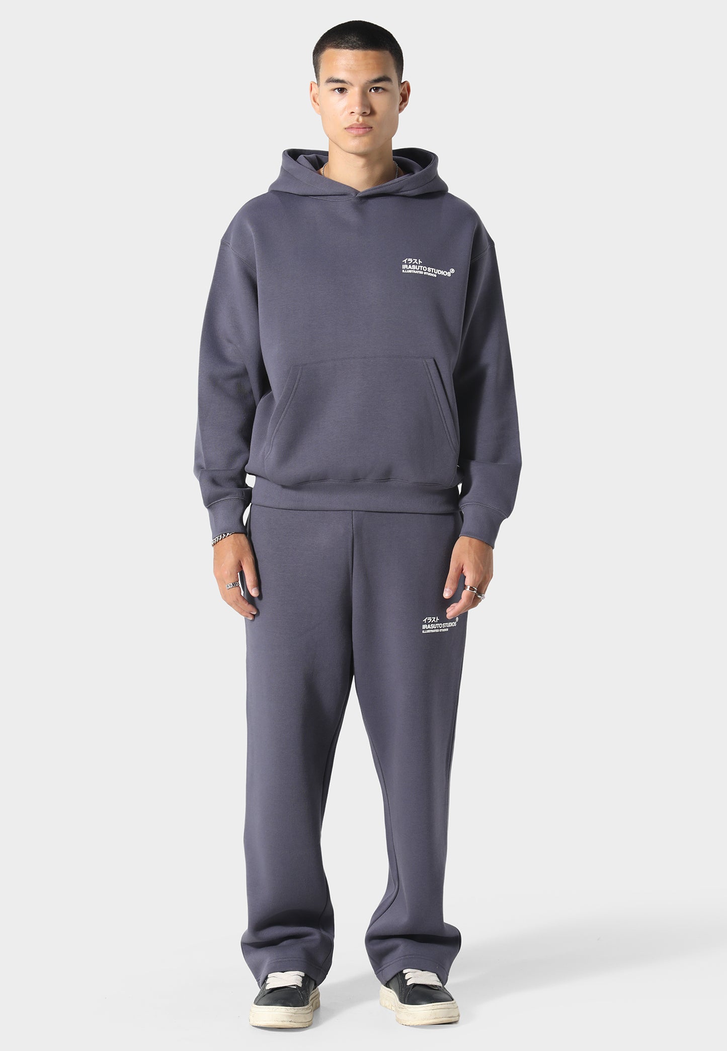 Crane Sea Blue Hoodie