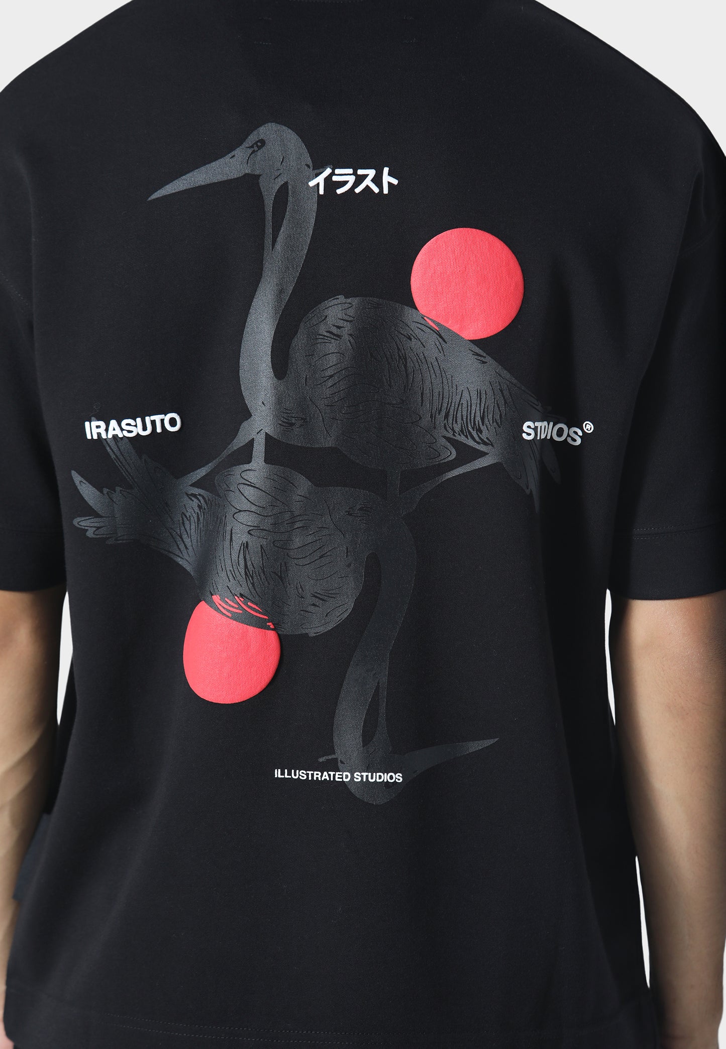 Crane Black T-Shirt