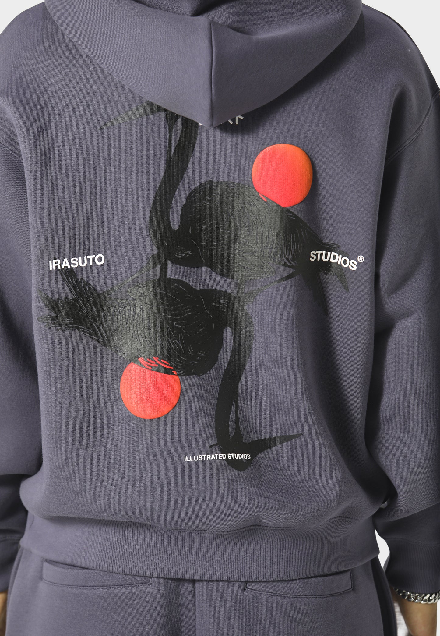 Crane Sea Blue Hoodie