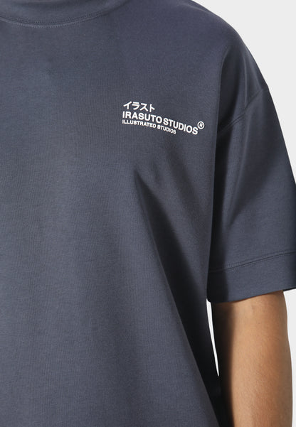 Crane Sea Blue T-Shirt