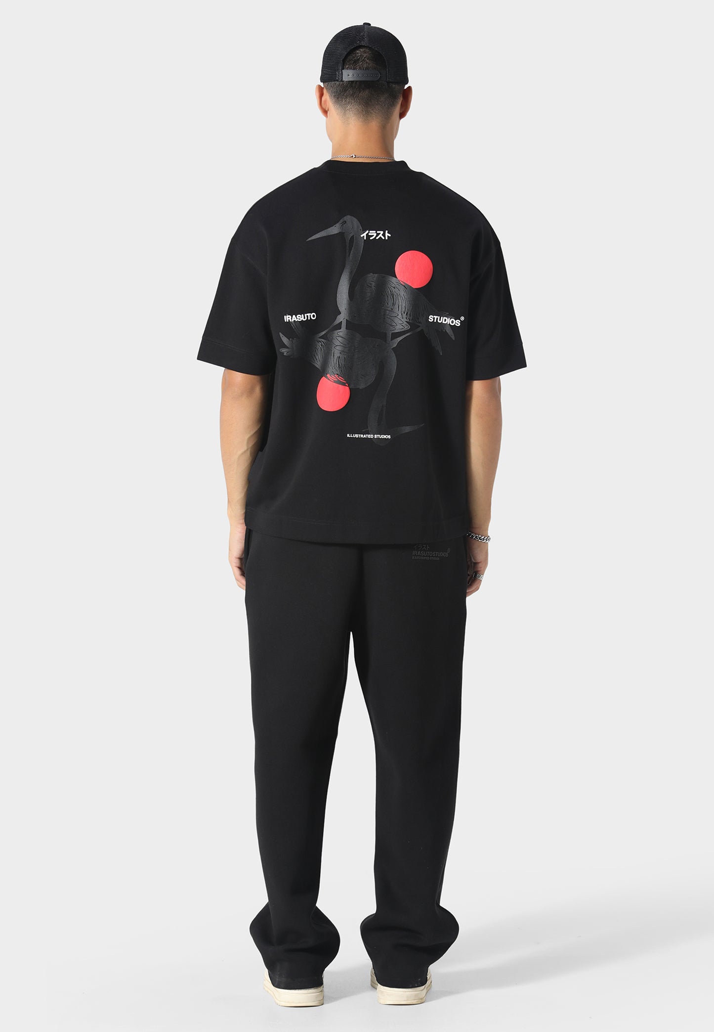 Crane Black T-Shirt
