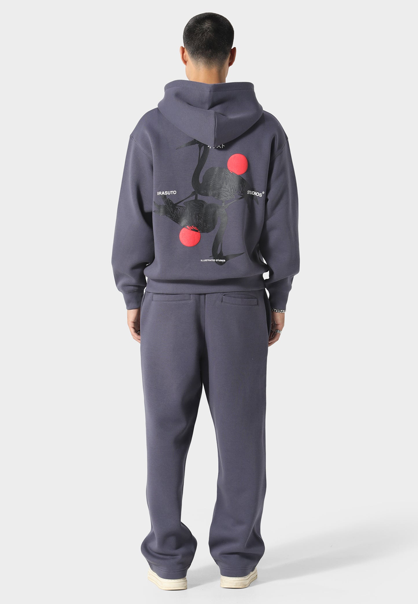 Crane Sea Blue Hoodie