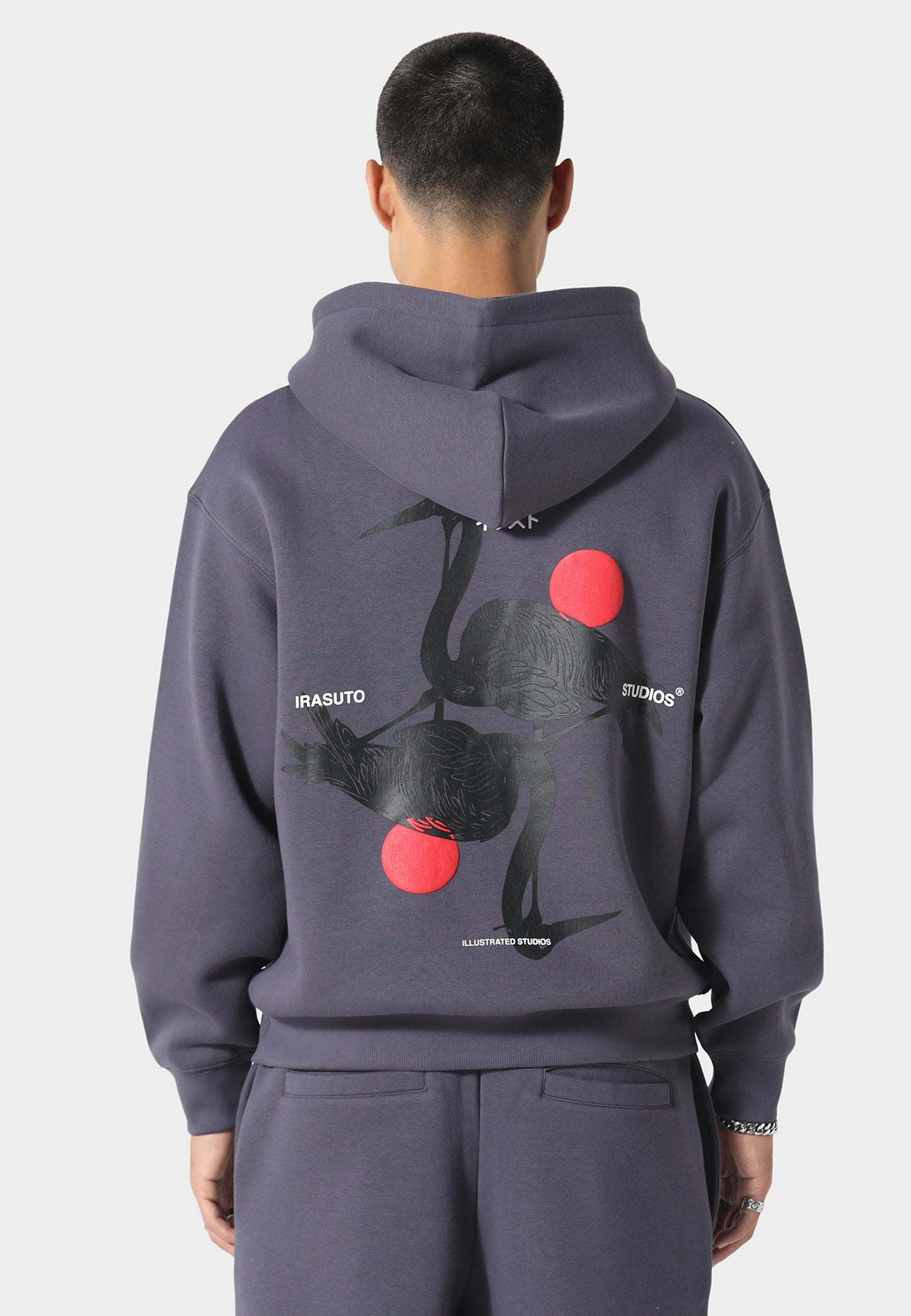 Crane Sea Blue Hoodie
