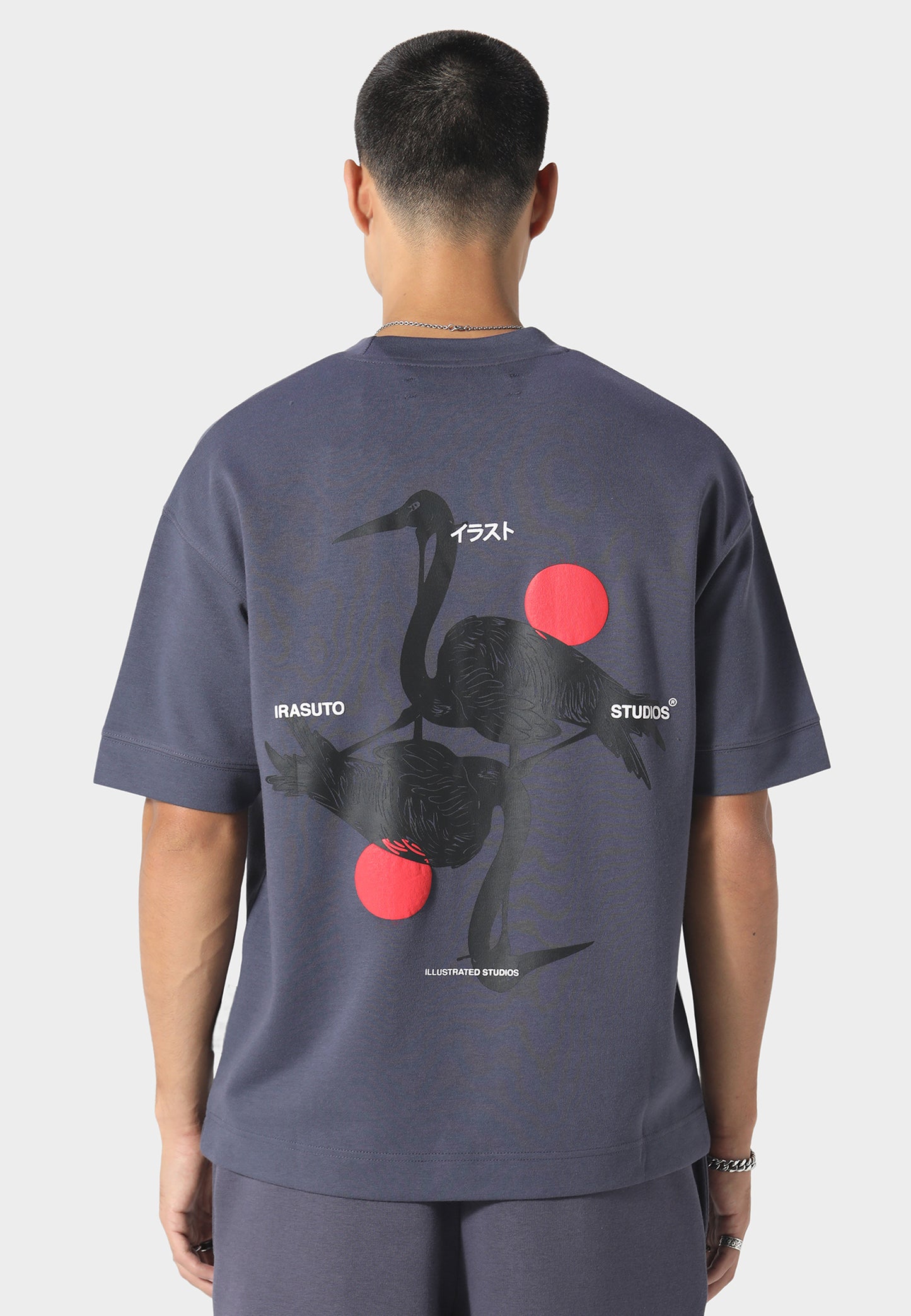 Crane Sea Blue T-Shirt