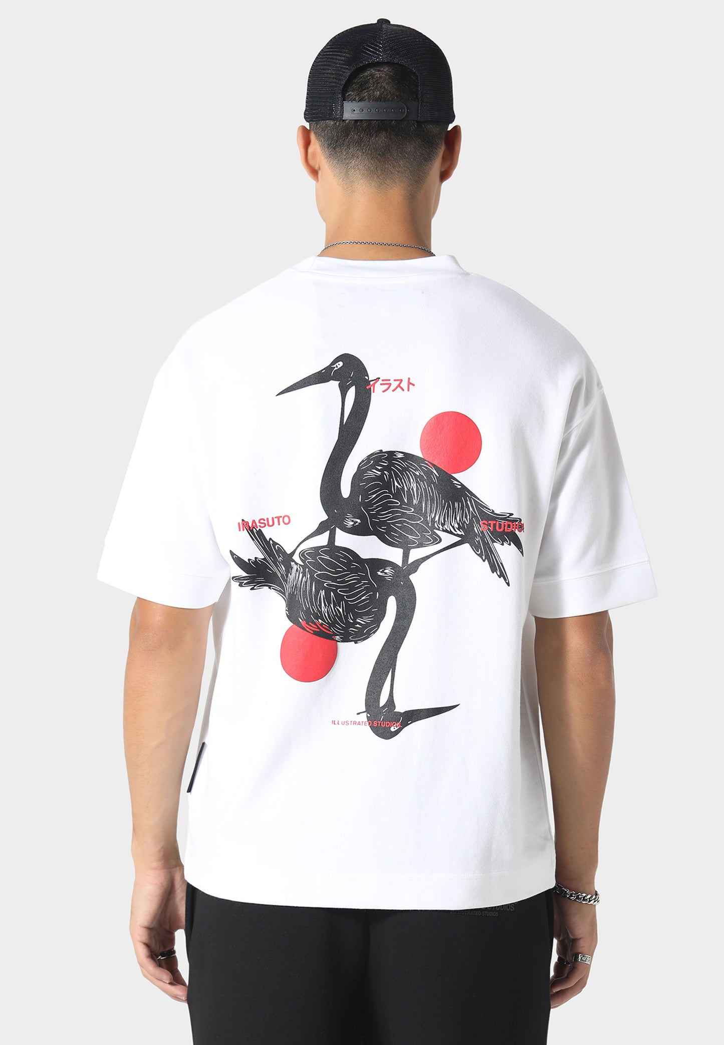 Crane White T-Shirt