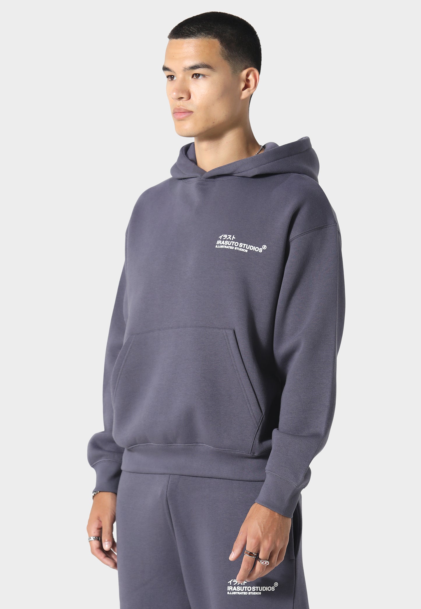 Crane Sea Blue Hoodie