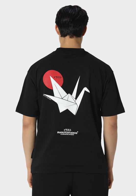 Fold Black T-Shirt