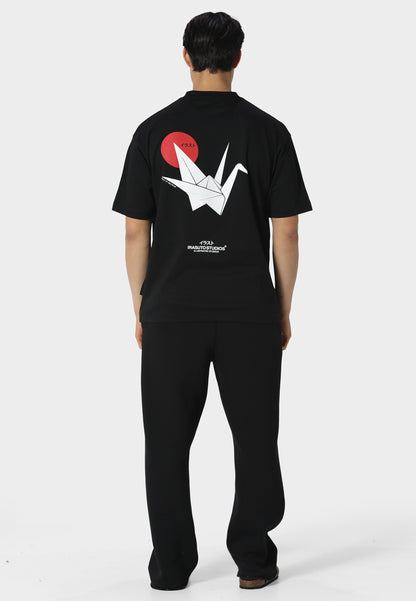 Fold Black T-Shirt