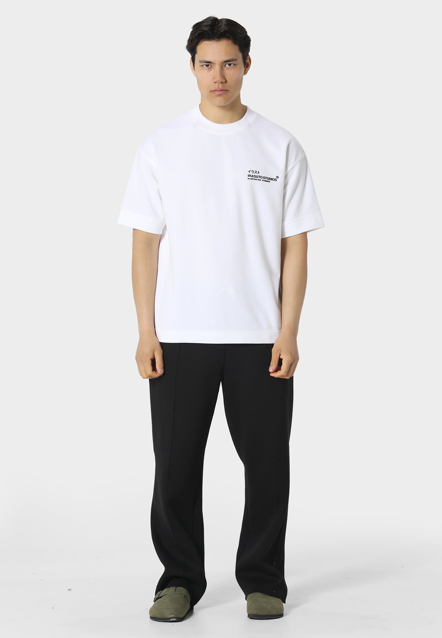 Fold Optic White T-Shirt