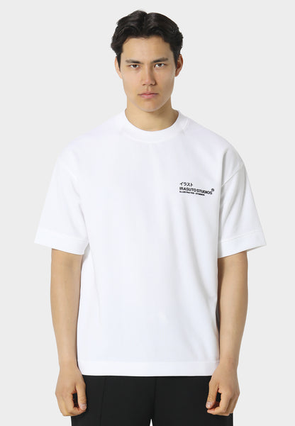 Fold Optic White T-Shirt