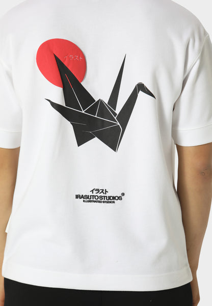 Fold Optic White T-Shirt