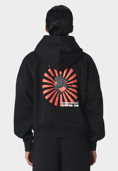 Giosk Zip Hoodie Black