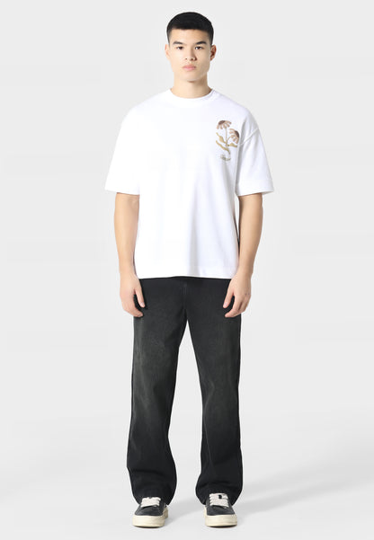 Hayate Optic White / Brown T-Shirt