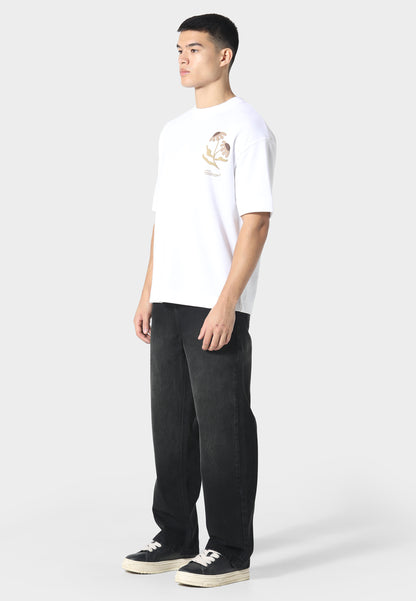 Hayate Optic White / Brown T-Shirt