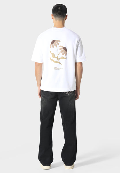 Hayate Optic White / Brown T-Shirt