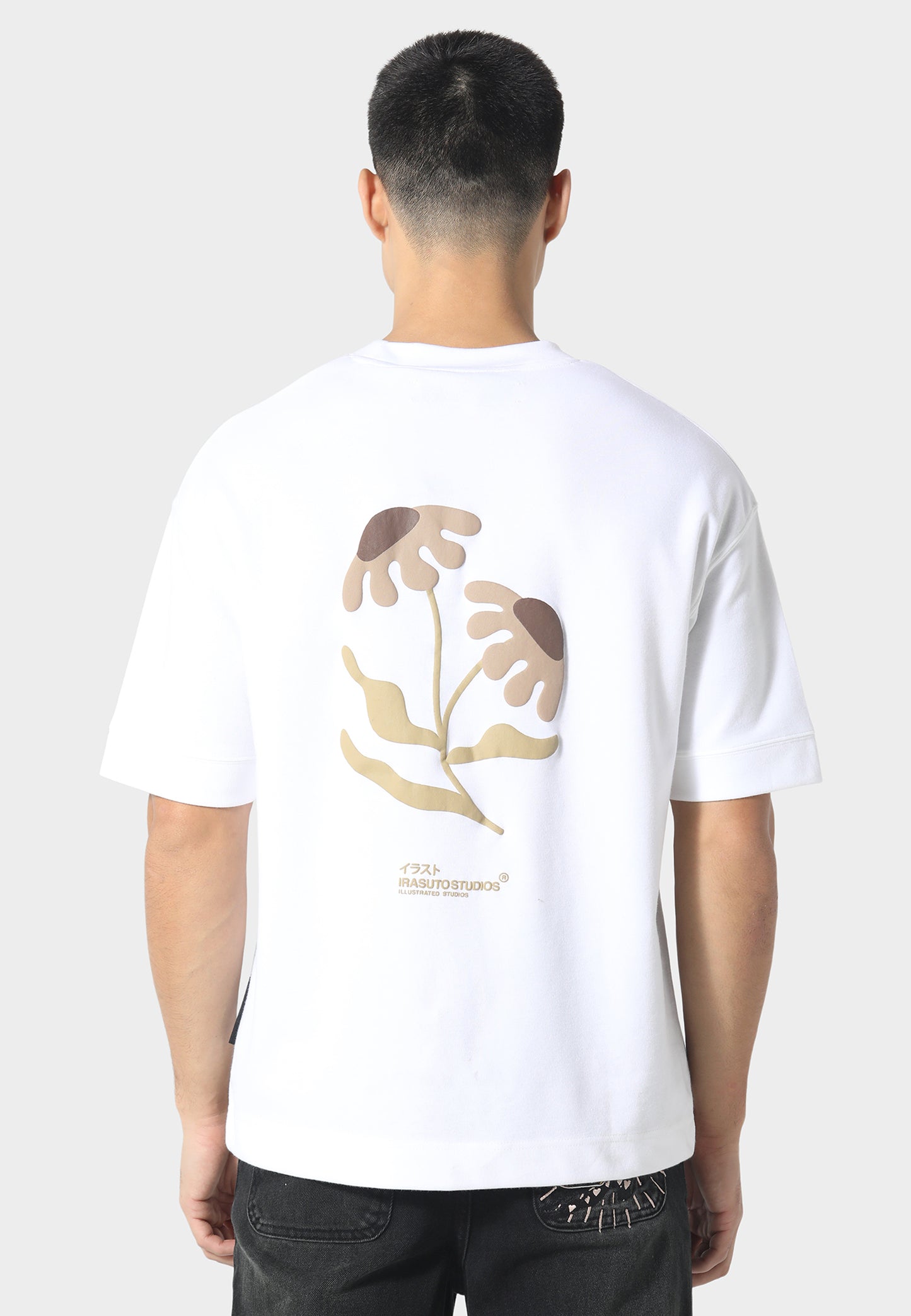 Hayate Optic White / Brown T-Shirt