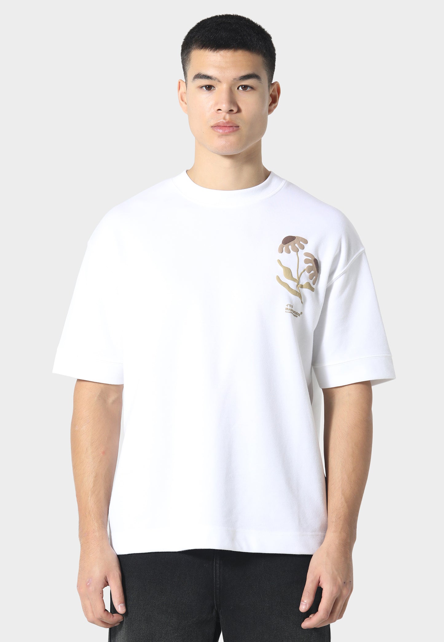 Hayate Optic White / Brown T-Shirt