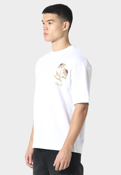Hayate Optic White / Brown T-Shirt
