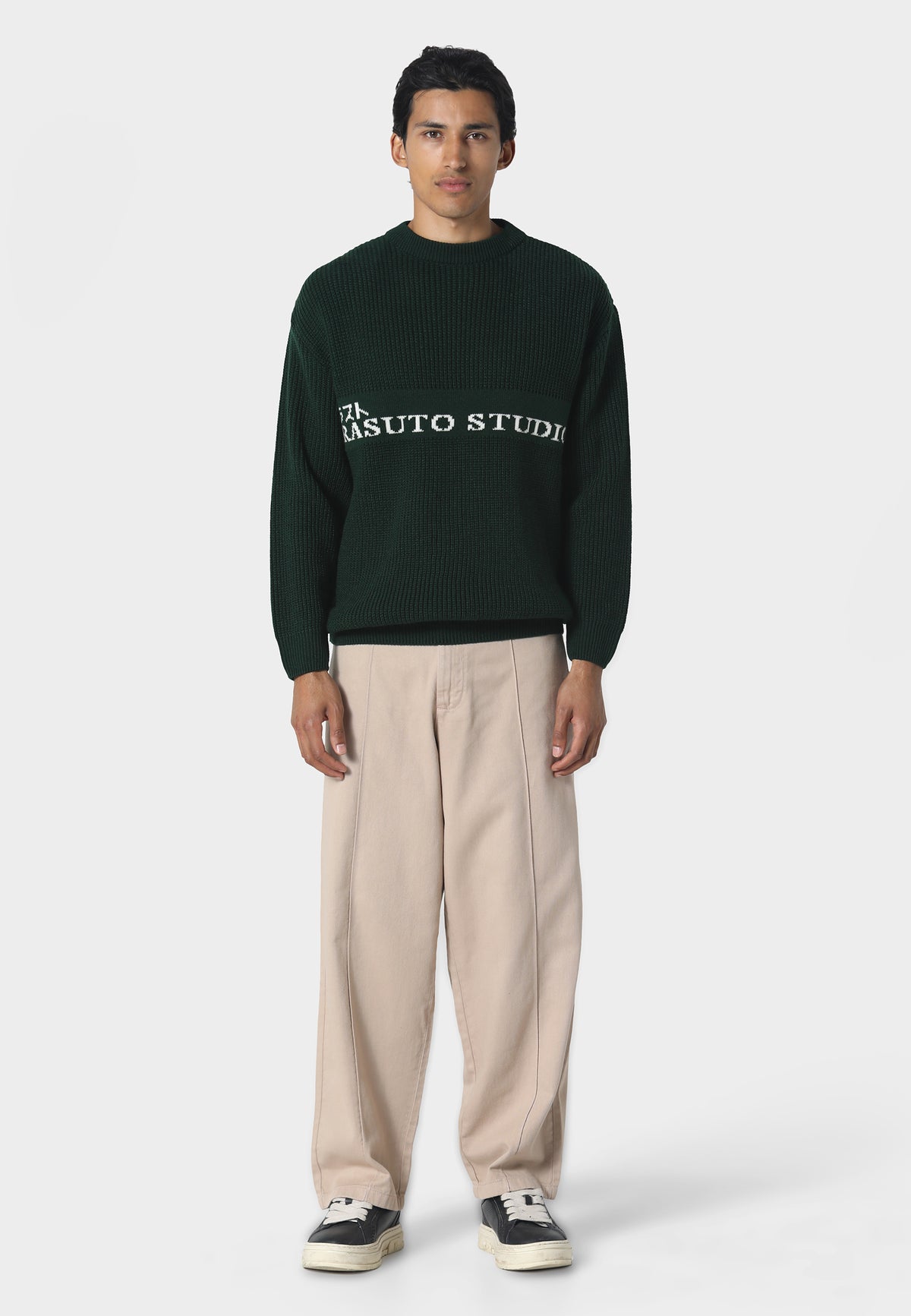 Jap Knitwear Bottle Green