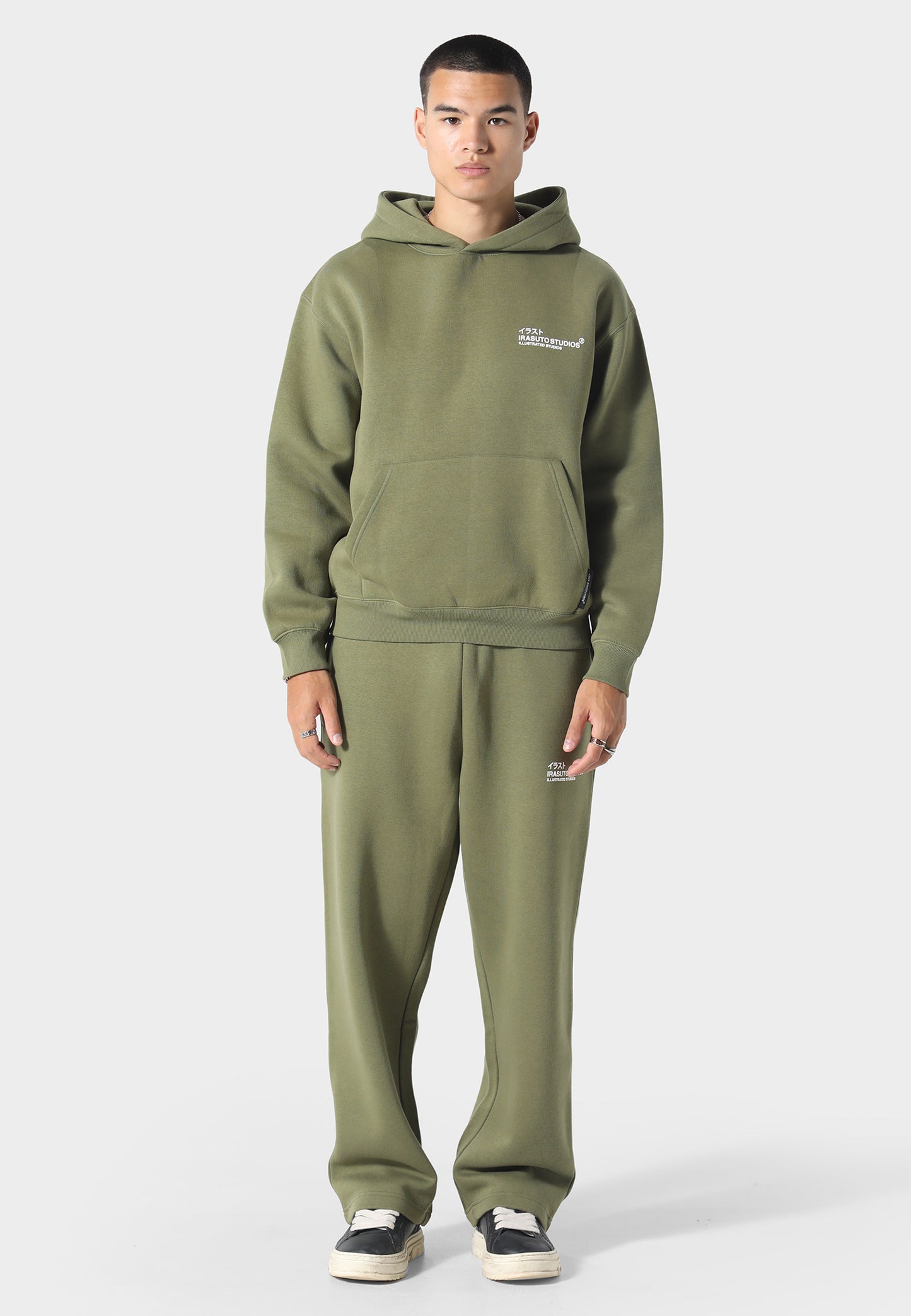Koi Khaki Hoodie