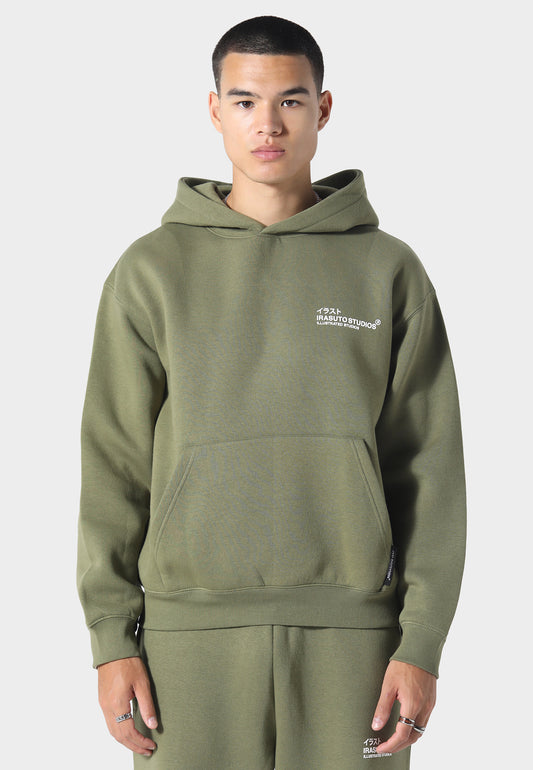 Koi Khaki Hoodie