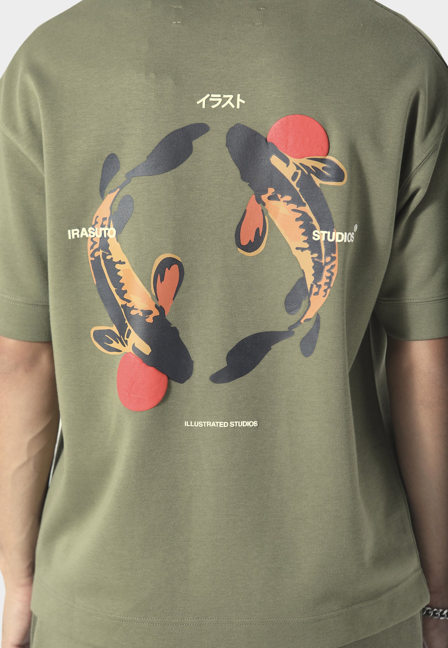 Koi Khaki T-Shirt