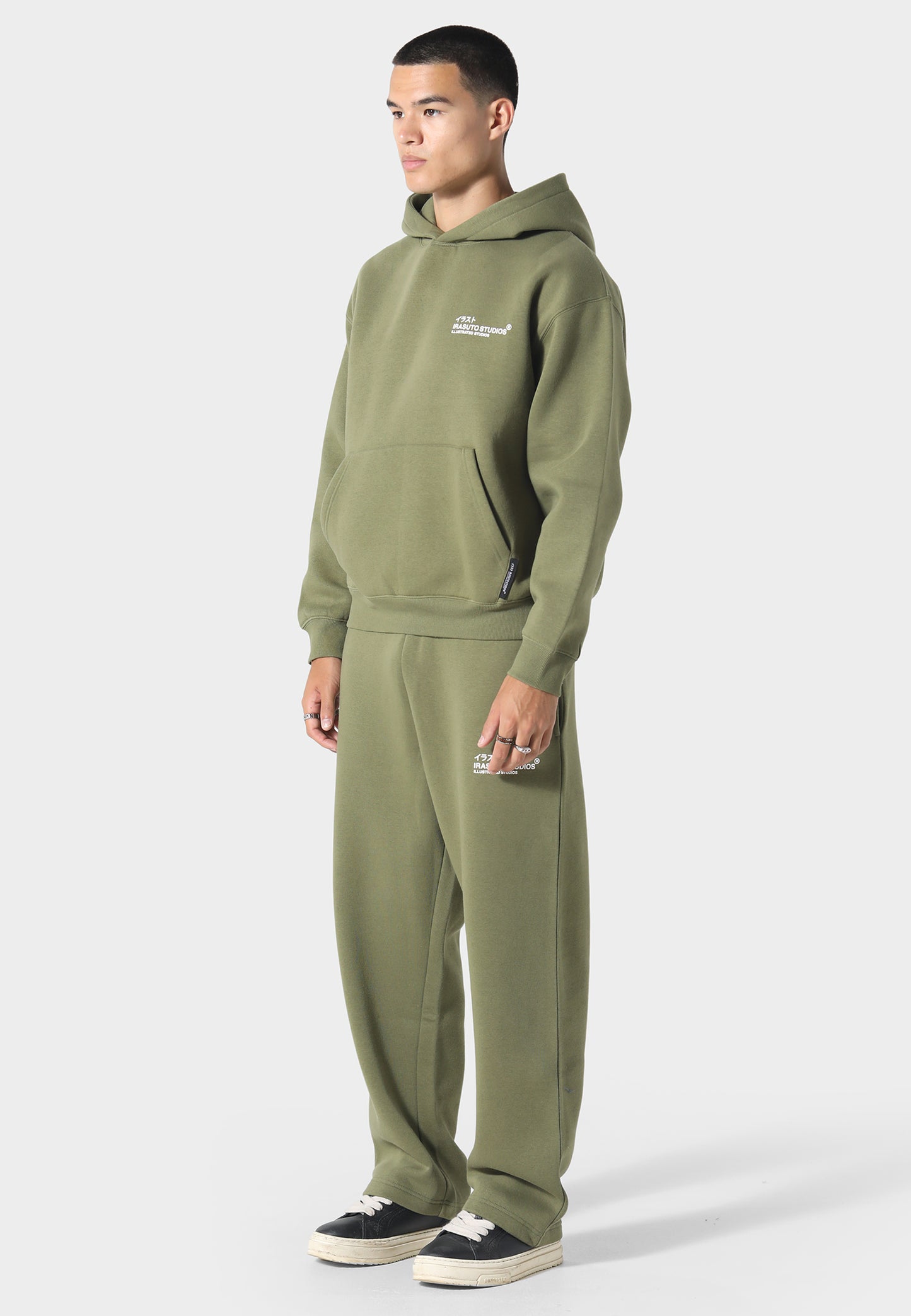 Koi Khaki Hoodie